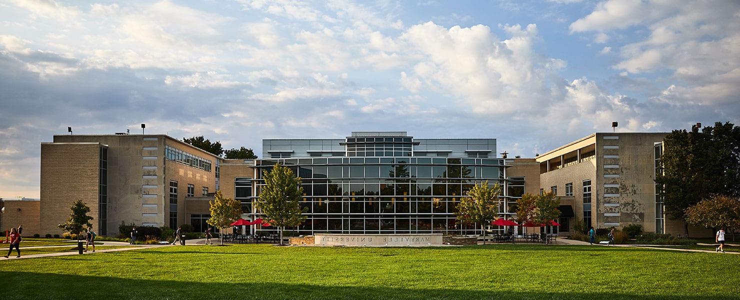 Exterior shot of Gander Hall